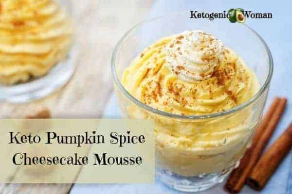 Low Carb Pumpkin Dessert Cheesecake Mousse