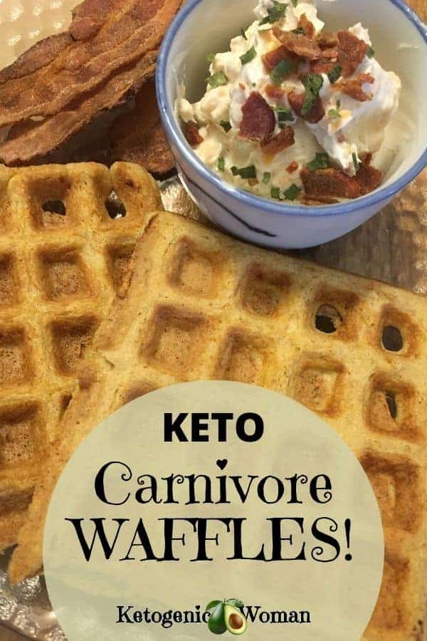 Carnivore Waffles with Dip