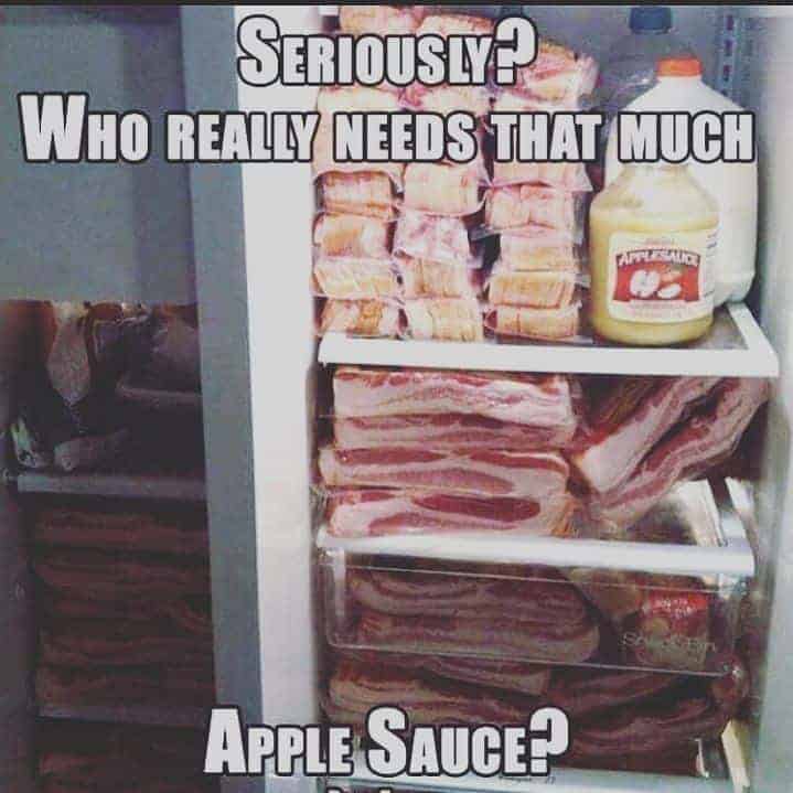 keto diet bacon meme