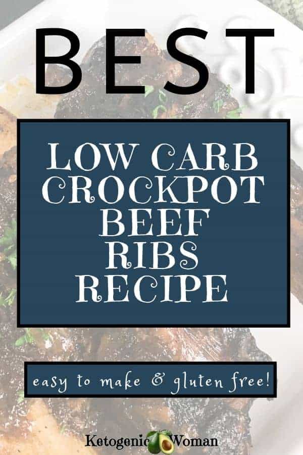 Best Low Carb & Keto Crockpot Beef Ribs Recipe - Gluten Free