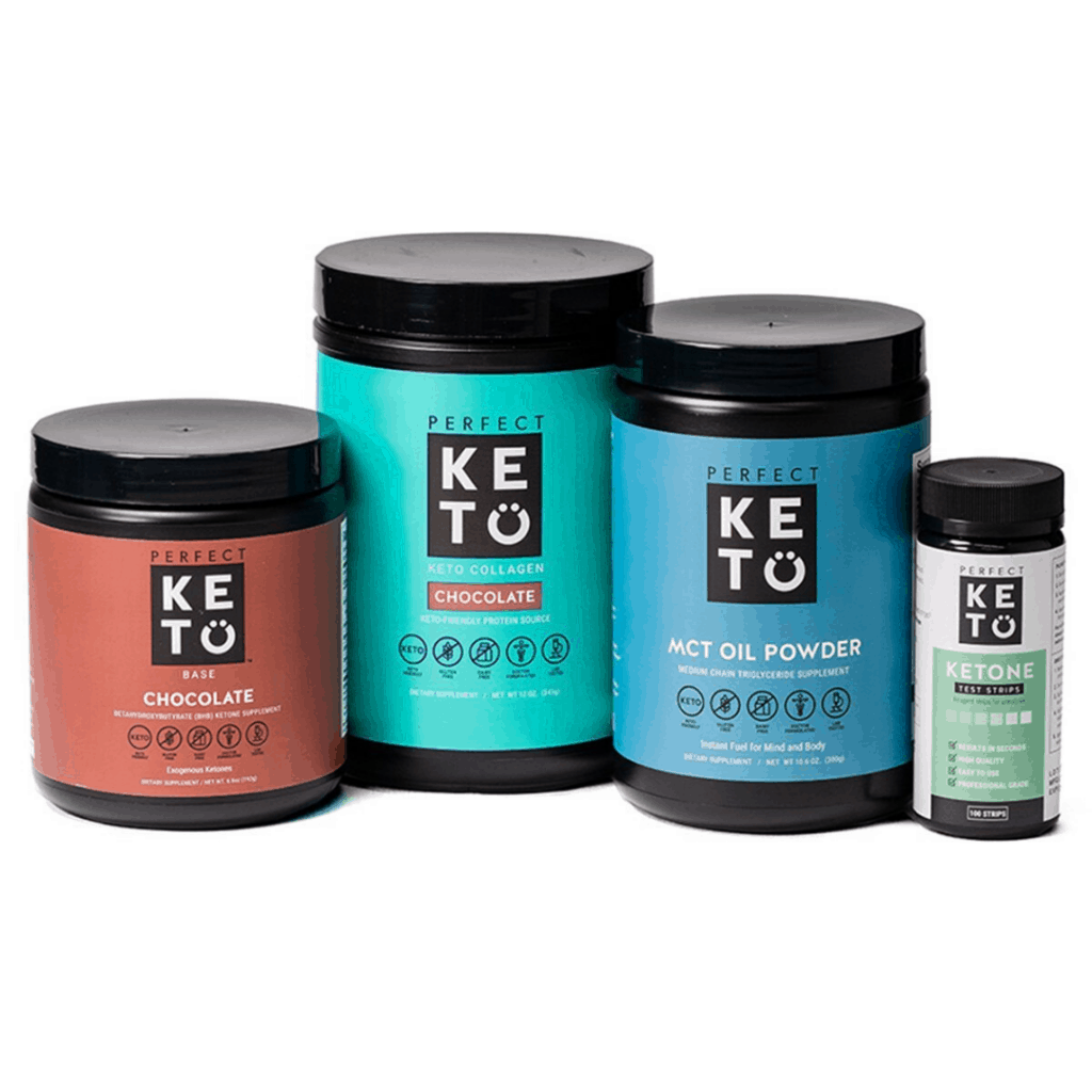A close up of a keto supplements