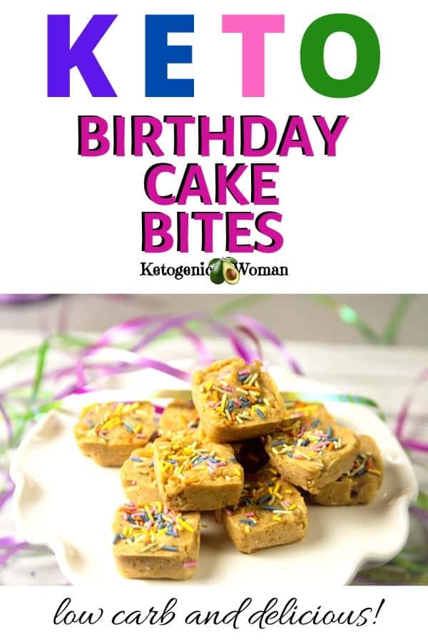 Keto birthday cake bites recipes