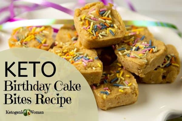 Keto birthday cake bites recipes