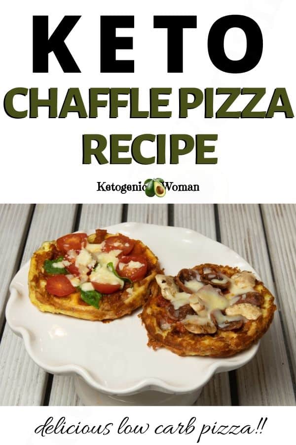 Chaffle Pizza - The BEST Low Carb Pizza Recipe - Super EASY to make!