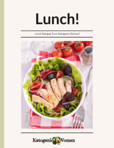 Keto lunch recipe book cover