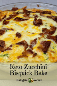 Keto Bisquick Zucchini Bake - Ketogenic Woman