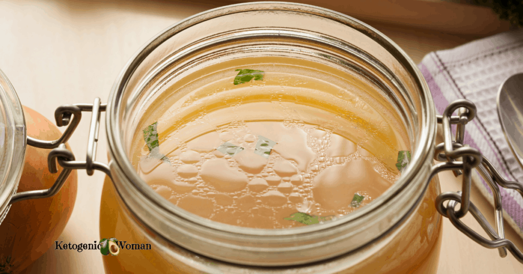 bone broth in jar