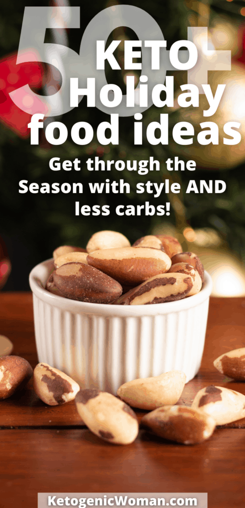 50 Keto Holiday Food Ideas pin