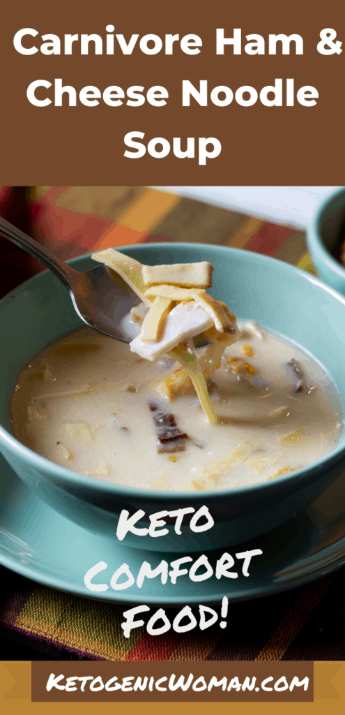 Keto Ham Soup Pinterest Pin