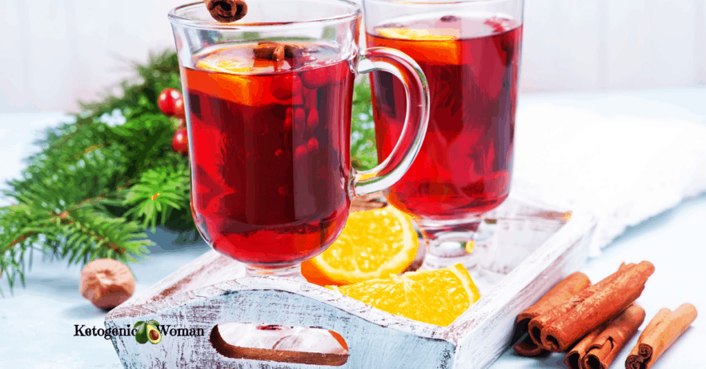 glasses of alcohol on festive table