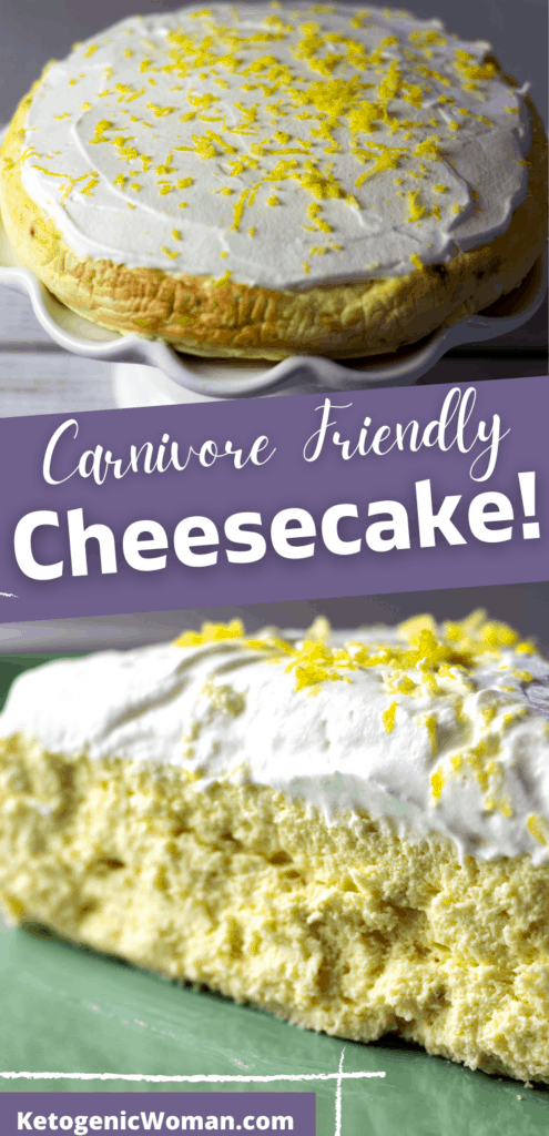 carnivore cheesecake collage pinterest pin