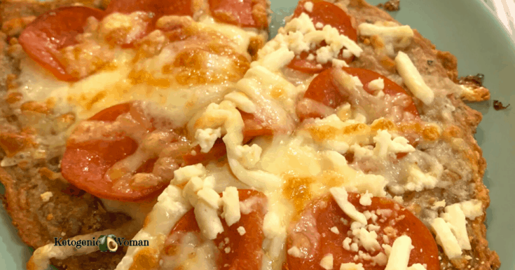 carnivore Pizza crust closeup shot