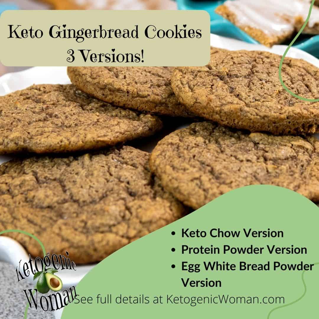 Keto Gingerbread Cookies Without Nut Flours Ketogenic Woman