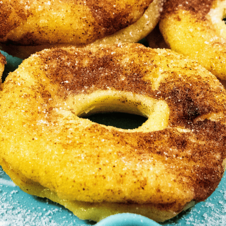 Keto Egg Fast Cinnamon Donuts