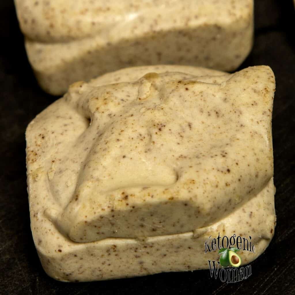 Whipped Brown Butter Bite Black Background