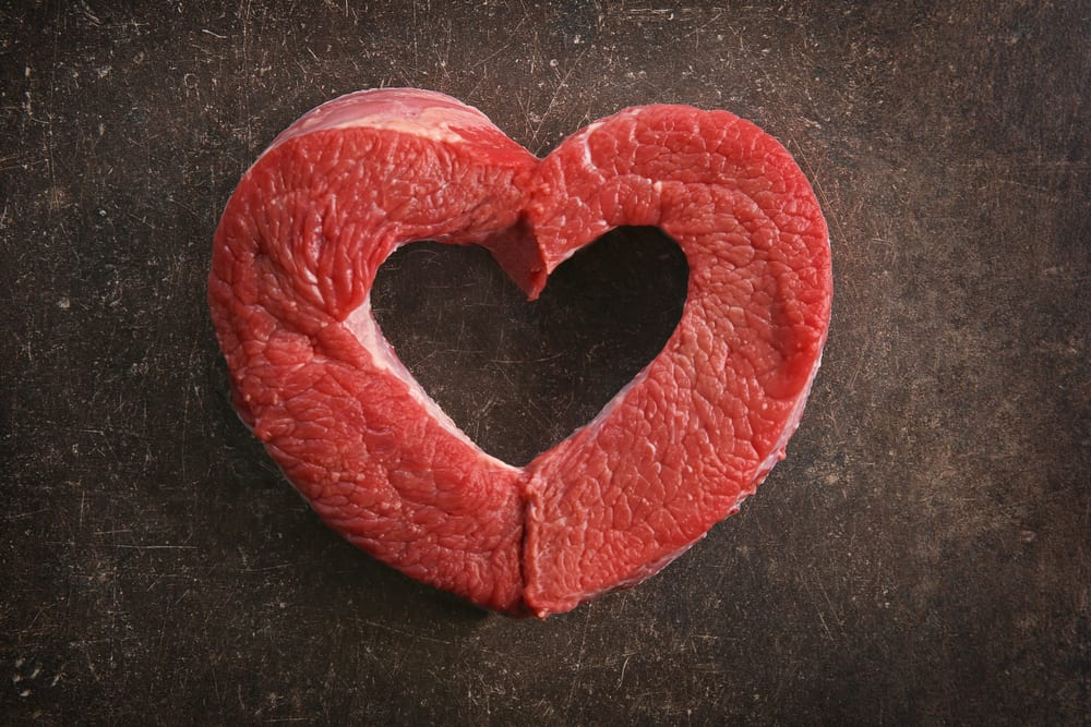 heart shaped beef for carnivore high protein diet